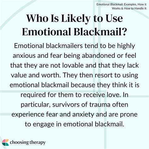 emotional blackmail meaning|Iba pa.